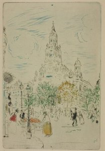 Place De La Trinité, Paris 1 — Jean-françois Raffaelli