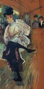 Jane Avril Dancing — Henri De Toulouse-lautrec