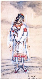 Girl — Nicholas Roerich