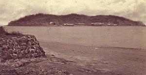Island Of Naos, From Perico, Bay Of Panama — Eadweard J Muybridge