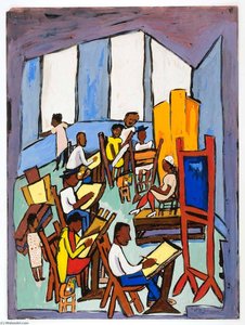 Art Class — William H. Johnson