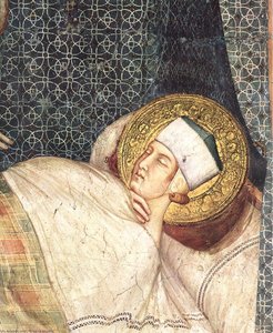 The Dream Of St. Martin (detail) — Simone Martini