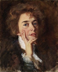 Self Portrait With Jabot — Alice Pike Barney