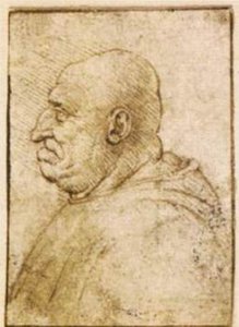 Caricature Of A Bald Old Man — Leonardo Da Vinci