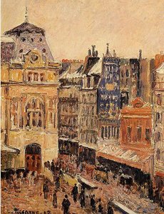 View Of Paris, Rue D'amsterdam — Camille Pissarro