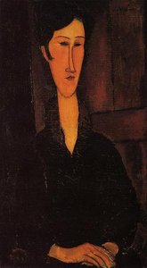 Portrait Of Madame Zborowska — Amedeo Clemente Modigliani