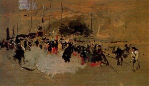 Figures Walking — Ignacio Pinazo Camarlench