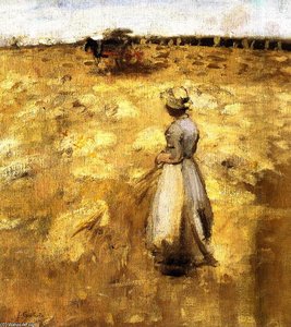 Field Work In The Lothians — James Guthrie
