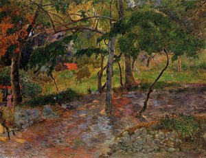 Tropical Landscape, Martinique — Eugène Henri Paul Gauguin, Post-impressionism