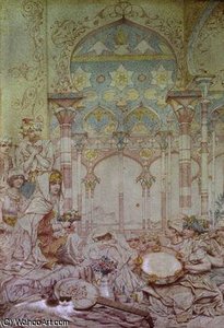 Fantasy In A Egyptian Harem — Richard Dadd