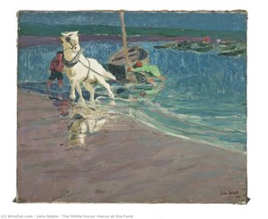 The White Horse (horse At The Ford) — John Noble