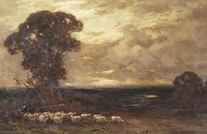 Flock Of Sheep, A Heavy Sky — Owen Bowen
