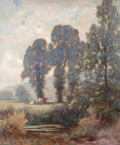 Cattle Beneath Elms — William Herbert Allen