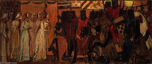 Entry Of King Etzel In Vienna — Albin Egger Lienz