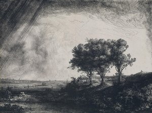 The Three Trees — Rembrandt Peale, Baroque