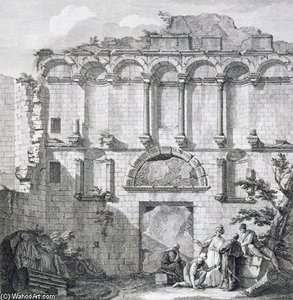 The Porta Aurea, From 'ruins Of The Palace Of — Robert Adam