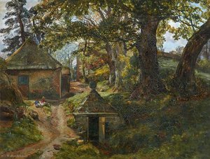 At Barncluith, Sketch From Nature — Alexander Fraser