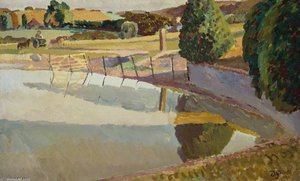 Landscape, Sussex — Duncan Grant