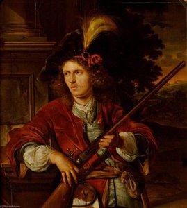 A Sportsman With A Gun — Adriaen Van Der Werff