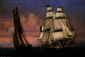 Napoleon Elbe — Ambroise Louis Garneray