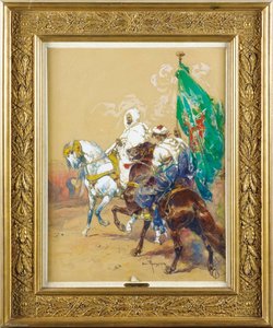 Le pacha et son porte Étendard