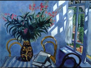 Interior With Flowers — Marc Chagall