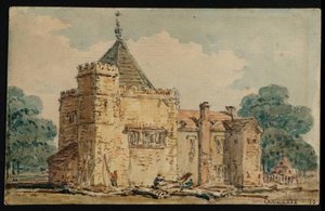 The Kitchen At Stanton Harcourt, Oxfordshire — Thomas Girtin