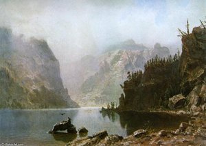 Western Landscape — Albert Bierstadt