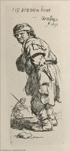 A Beggar. And A Companion Piece, Turned To The Left — Rembrandt Van Rijn, Dutch Golden Age