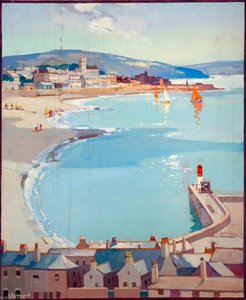 Penzance In The Duchy Of Cornwall (great Western Railway Poster Artwork) — Leonard Richmond