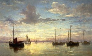 Evening At The Sea — Hendrik Willem Mesdag