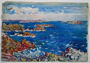 The Rocky Seashore — Maurice Brazil Prendergast