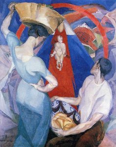 The Adoration Of The Virgin — Diego Rivera