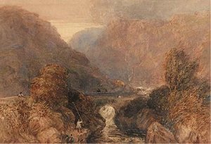 Pont-aberglasslyn, Near Beddgelert — David Cox