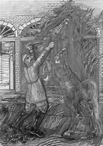 Rearing Horses — Philip Evergood
