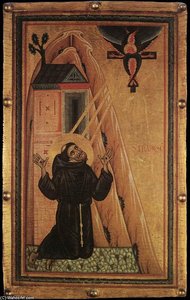 St Francis Receiving The Stigmata — Master Of San Francesco Bardi, Gothic