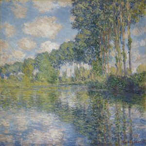 Poplars On The Epte — Claude Monet, Impressionism