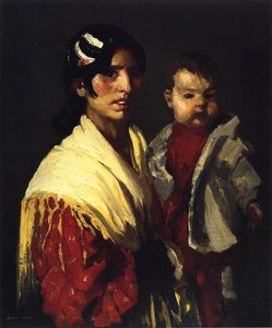 Maria Y Consuelo (gitana) — Robert Henri