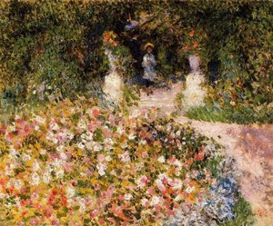The Garden — Pierre-auguste Renoir, Impressionism
