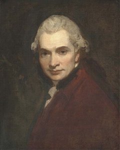 Self-portrait, Bust-length, In A Red Coat — George Romney, Neoclassicism