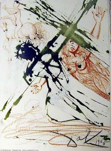 Jesus Carrying The Cross — Salvador Dalí