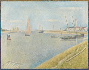 The Canal Of Gravelines, In The Direction Of The Sea — Georges Seurat, Neo-impressionism