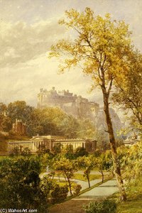 A View Of Princes Street Gardens — James Burrell Smith