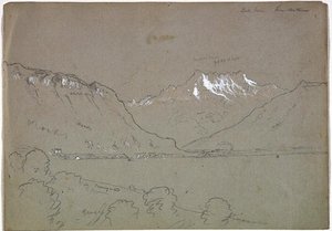 Lake Leman From Montreux, Switzerland — Thomas Cole