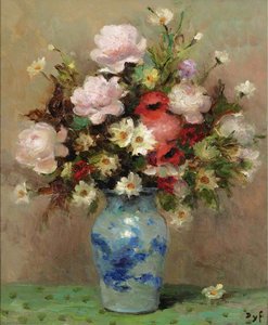 Peonies and Anemones, (1984)