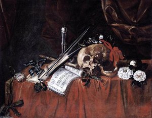 Vanitas Still-life — Simon Renard De Saint André