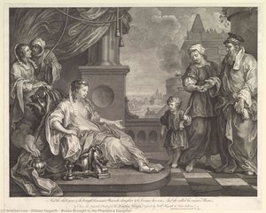 Moses Brought To The Pharaoh's Daughter — William Hogarth