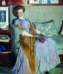 Portrait Of R.i. Notgaft — Boris Mikhailovich Kustodiev