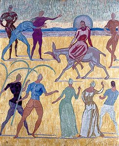 The Entry Into Jerusalem — Frederick Etchells