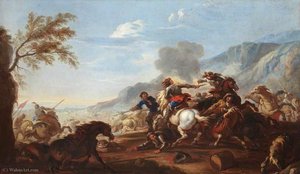 A battle scene